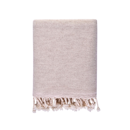 Herringbone Wool Throw